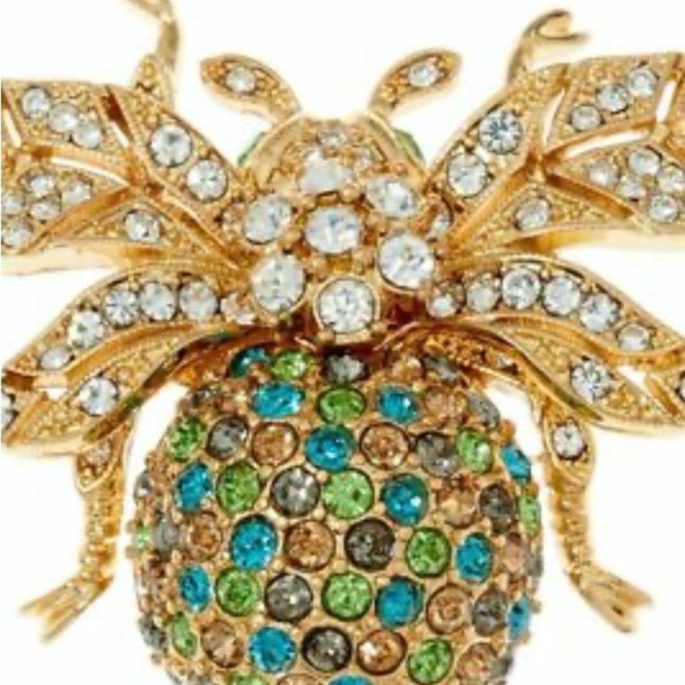 Joan River Collection Pave Bee Brooch, Signed CINER
